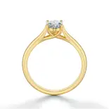 Pierścionek z owalnym diamentem 0.80 ct SBPZ_055